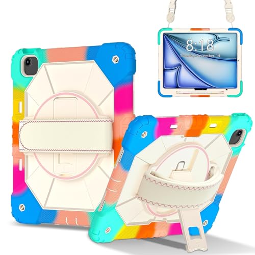 Coque iPad Air 13 M4 antichoc résout le problème des chutes avec sa bandoulière