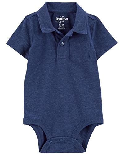 Image of OshKosh B'Gosh baby-boys Short Sleeve Polo Bodysuit