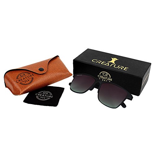 CREATURE Unisex Adult Square Non Polarization Sunglasses Purple Frame, Purple Lens(M) - (Pack Of 1) - Image 2