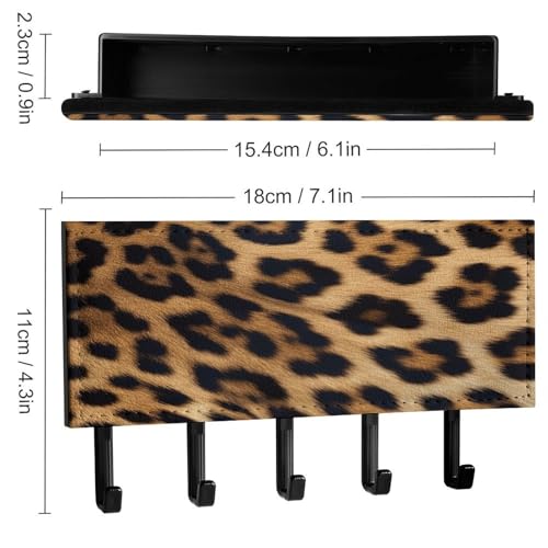 Soporte para llaves de pared autoadhesivo con bandeja de entrada 3