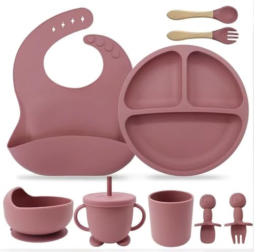 Kit Introdução Alimentar Bebê 8 Peças de Silicone e Sem Pontas pa...