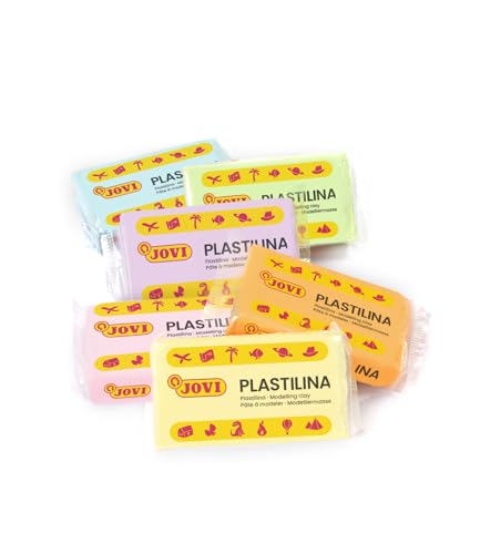 Image of Jovi Pack plasticine, 6 Units of 50 Grams, Multicolor Pastel (70 / 6P) plasticine, 300