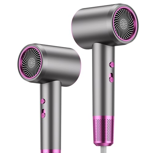 Hair Dryer for Women Men - HundoPony 2000W Powerful Hairdryer with 1 Concentrator, Professional Ionic Hairdryer, Low Noise Hairdryers for Women, Portable Quick Drying Blow Dryer for Home Travel Salon