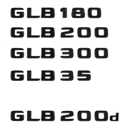 �Ԃ̃g�����N�̌��t���S�o�b�W�G���u�����f�J�[���X�e�b�J�[ GLB GLB35 GLB180 GLB200 GLB220 GLB250 GLB260 GLB300 X247 �ƌ݊�������(Gloss black,GLB180)