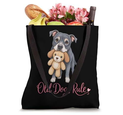 Bolsa Tote Cute Senior Rescue Dog miniatura 4