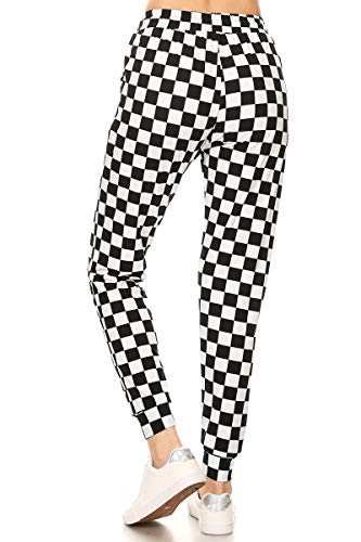 Image of Leggings Depot Premium Jogger Women's Popular Print High Waist Track Pants(S-XL)