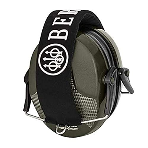 Beretta Low-profile Adjustable Standart Earmuffs for Hearing Protection, Green