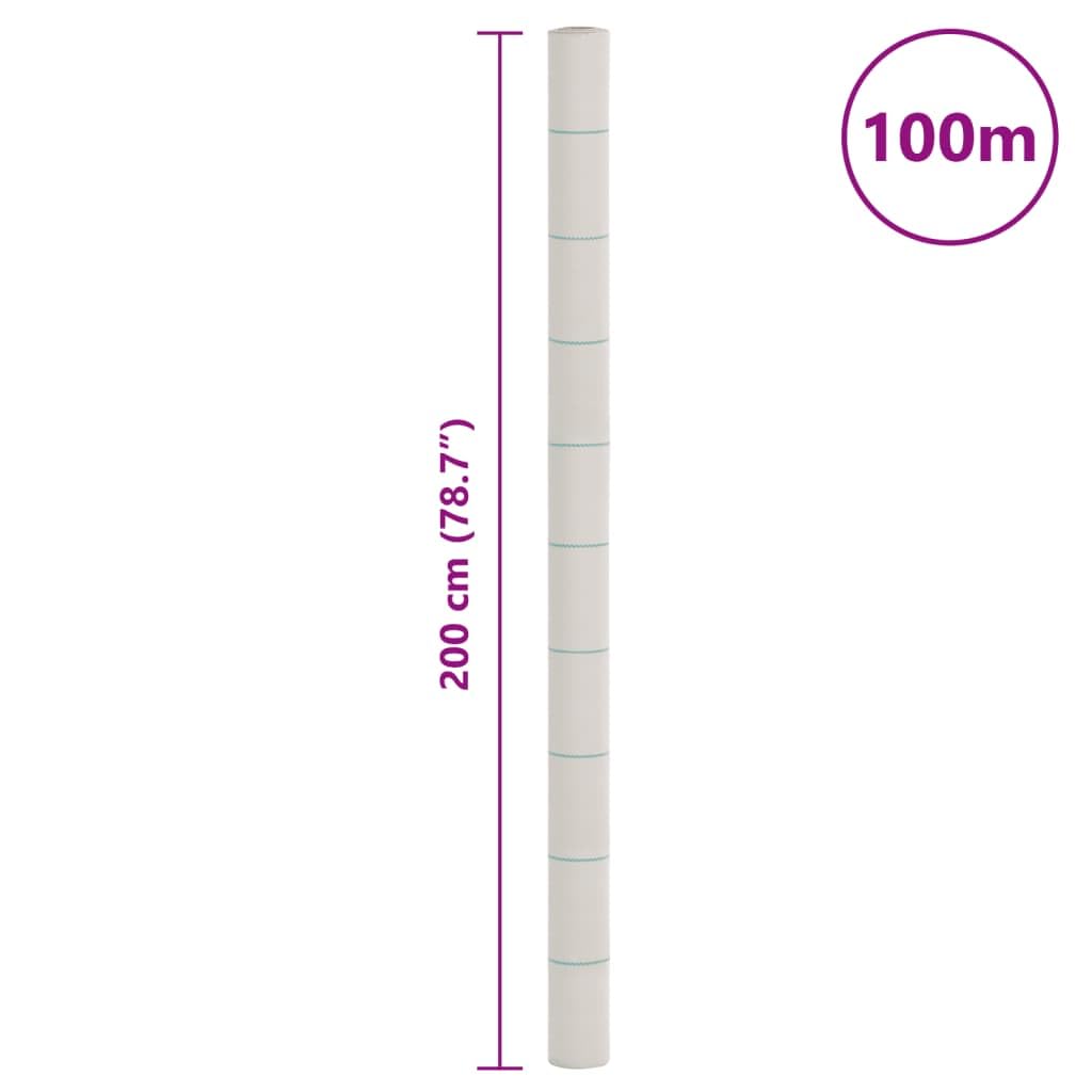 Lámina para malas hierbas (1 x 10 m, permeable al agua, polipropileno, 60 g/m²), color negro