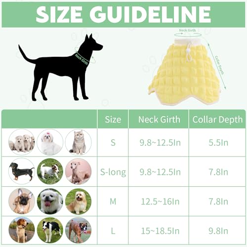 Hombys-Soft-Recovery-Cone-for-Pets-Adjustable-Breathable-Collar-for-Large-Medium-Small-Dogs-Cats-After-Surgery-L Hombys Soft Recovery Cone for Pets Adjustable Breathable Collar for Large Medium Small Dogs Cats After Surgery L