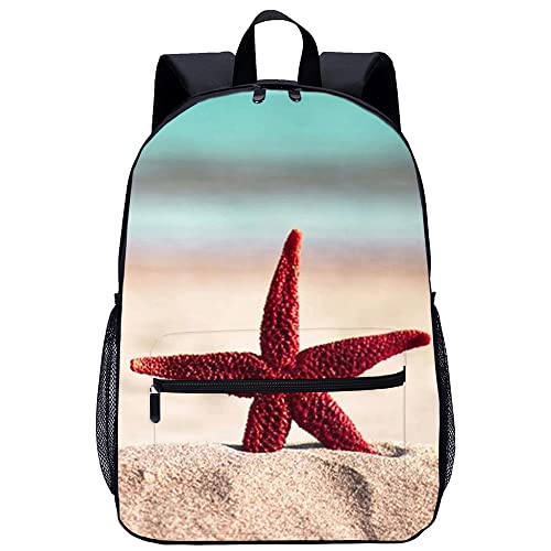 Sac d'école cadeaux pour enfants et adolescents motif bord de mer