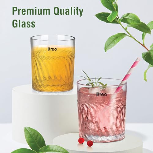 Image of Treo by Milton Tide Juice Tumbler I Premium Glass Set of 6 for Water, Cold Drink I Perfect for Home, Restaurants and Parties. 230 ml