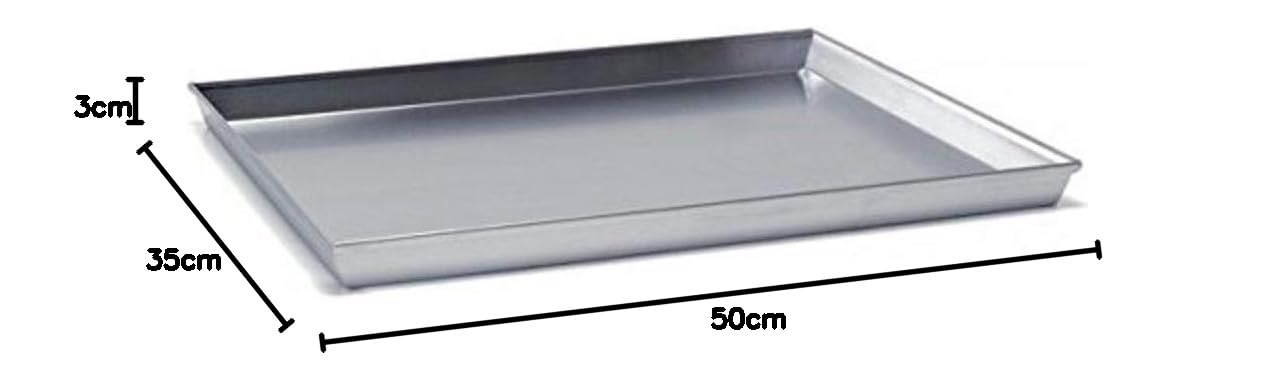 BALLARINI Bandeja Rectangular de Metal de Aluminio, 35 cm