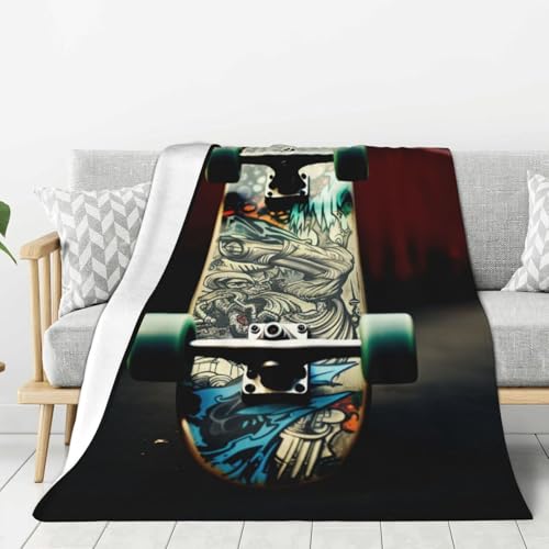 Couverture flanelle légère lavable plaid lit canapé 152x127