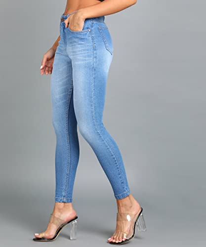 Image of Urbano Fashion Women's Skinny Fit High Rise Jeans