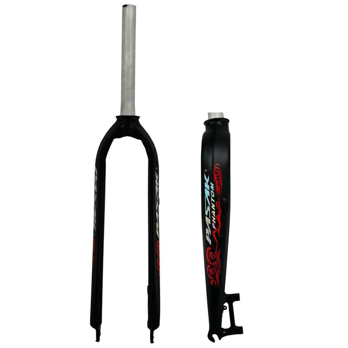 WIQUYBML Mountain Bike Supension Fork 700C/26/27.5/29" Hard 1-1/8" Straight Tube Aluminum Alloy Road Front QR 100mm Disc Brake Ultra-Light Forks