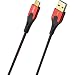 Produktbild Oehlbach USB-Evolution C3 - hochwertiges 3.0 USB-A auf 3.1 USB-C Lade-und Datenkabel - schwarz/rot - 1,5m