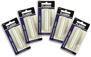 FLADEN Fishing - 1000m of Bait Elastic (5 x Spools of 200m) Safely Securing Your Hook Bait - Prevents Slippage on The Hook [40-3915]