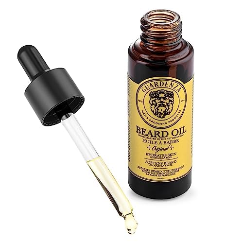 Guardenza Set di olio per barba Variety - 3 diversi oli per barba - cura della barba - 30 ml per bottiglia