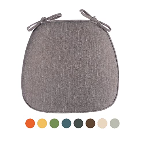 Yadlan Galette De Chaise Déhoussable et Lavable, Coussin De Chaise D'Intérieur Lot De 4, Coussin De SièGe De Jardin Décoration, Idéal pour IntéRieur...