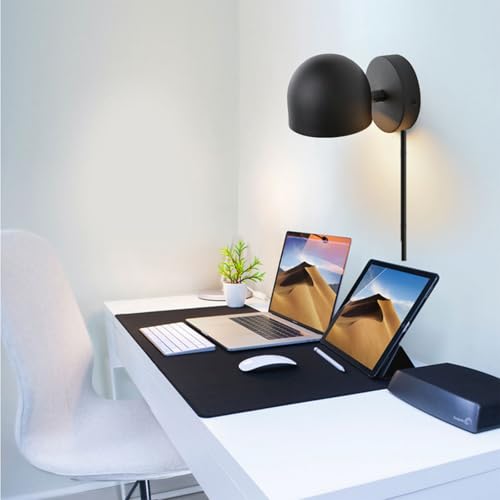 Applique murale LED extérieure 60cm IP65 dimmable noire pour terrasse