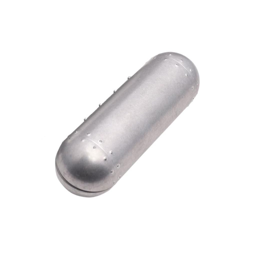 NEBE Estuche Gafas Estuche Redondo De Aluminio For Gafas Sol, Moderno Y Ligero Organizador Gafa(A)