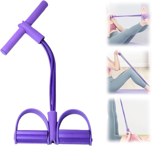 Bandes de Résistance Fitness,Sit-Up Bodybuilding Expander Bandes Corde de Tension,4Tubes avec Pédale de Traction pour Chevilles, Pédale Pull Cordes Élastique Sport Expander, Étirements Amincissants Bandes de Résistance Fitness,Sit-Up Bodybuilding Expander Bandes Corde de Tension,4Tubes avec Pédale de Traction pour Chevilles, Pédale Pull Cordes Élastique Sport Expander, Étirements Amincissants