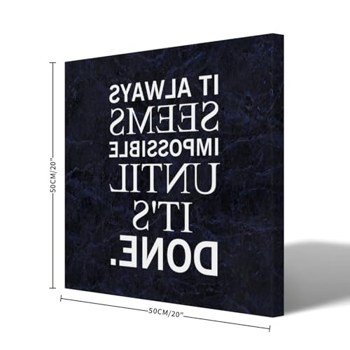 Póster de pared con frase motivacional, el regalo de boda perfecto para un nuevo hogar rústico 2