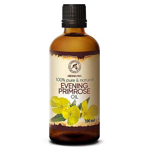 Aceite de Onagra 100ml - Oenothera Biennis - Evening Primrose Oil - Prensado en Frío y Refinado - Aceite Onagra para Cuerpo - Cabello - Piel - Masajes de Belleza - Bienestar