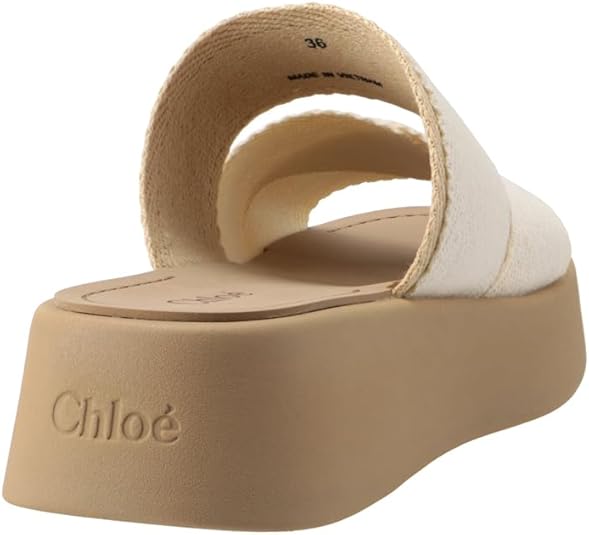 Amazon | [クロエ] サンダル MILA 厚底 ミュール ロゴ スライド