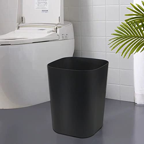 Besli 2 Gallon Small Trash Can Garbage Can Wastebasket For Bathroom Bedroom Kitchen Office (Black, 2 Pack) #TOP5