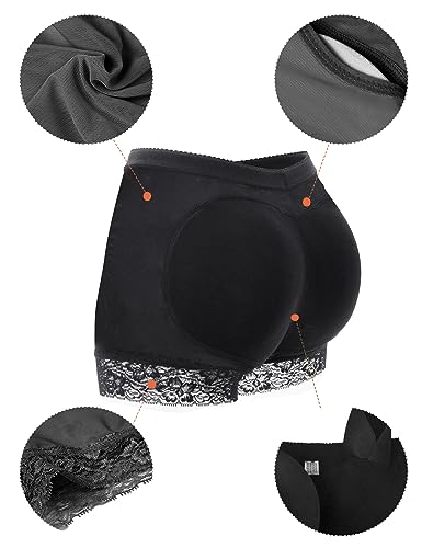 Womens Fake Buttock Briefs Butt Lifter Padded Control Panties Hip Enhancer Underwear Shapewear Boyshort4