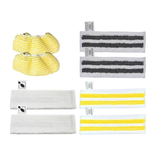 ケルヒャー スチームクリーナー SC 1-SC 5 EasyFix 対応マイクロファイバーフロアクロス、カバー、スチームエンジンブラシ(L9)