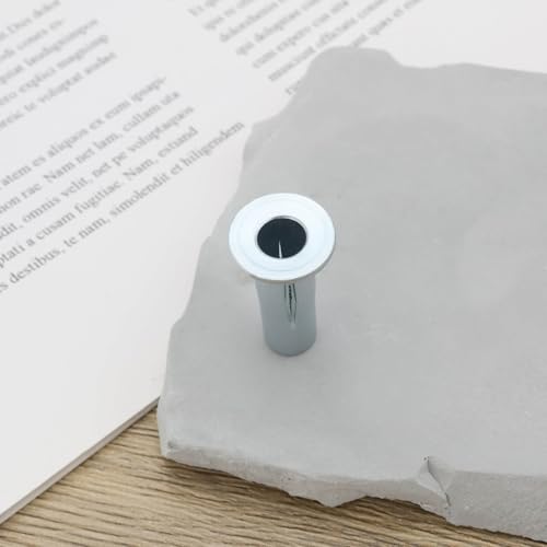 OTOTEC 10 Stück M6 Blindnietmuttern, Laternen-Typ, Schlitznietmuttern für Fahrrad, Motorrad, Automobil, Möbelindustrie, 6 x 27 mm, Silber