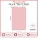 150 Pcs Blank Pink Business Cards, 8.8 x 5.2 cm Small Flash Cards and Index Card for Revision, Study Notes, Memory, Message Writing, Gift Tags, DIY Crafts