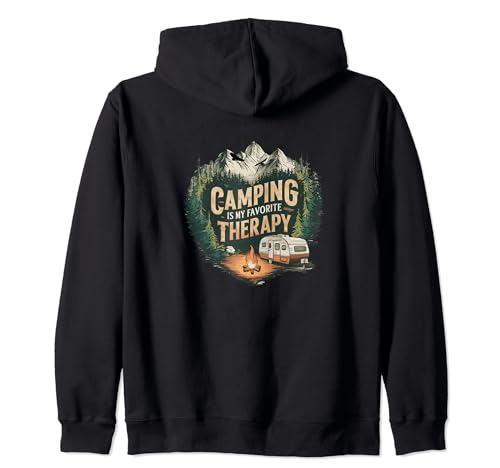 Cool Camping Essentials Camp para excursionistas y campistas Sudadera con Capucha