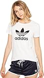 Corte entallado adidas Originals Camisa de Mujer, Blanco/Negro, S