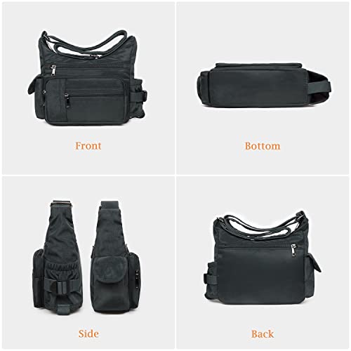 VOLGANIK ROCK RFID Anti Thief Crossbody Bag for Women Waterproof Shoulder Bag Messenger Bag Casual Nylon Purse Handbag4