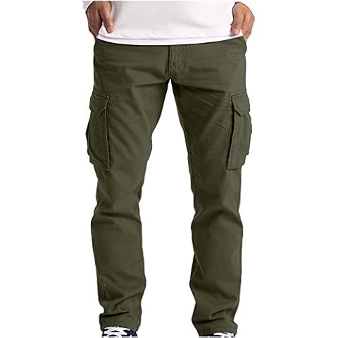 Ewleguzka Men's Cargo Trousers with Pockets Cover