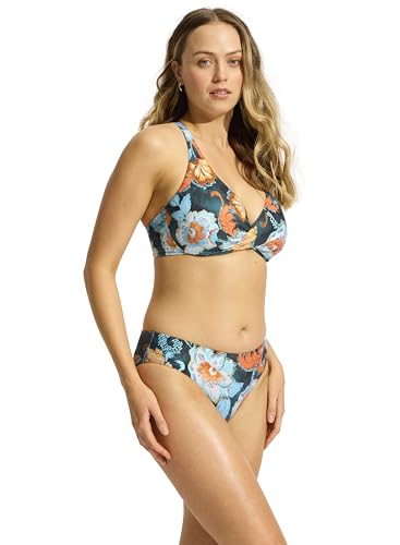 Seafolly Women's Hipster Full Coverage Mid Rise Bikini Bottom Swimsuit2