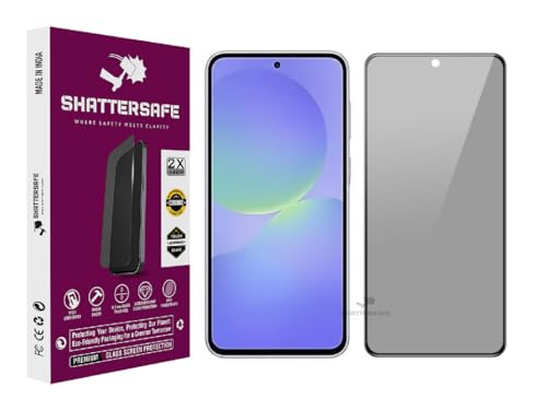 Image of Anti-Spy Privacy Tempered Glass Compatible For Samsung Galaxy A36 5G / S24 FE [Pack of 1]. Anti-Scratch, Edge-to-Edge Protection With Easy Installation Kit & Case Friendly Fit.