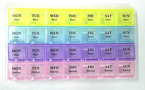 Image of Pill Organizer (4 pcs): Compact, Travel-Friendly Set for Easy Access to Your Daily Pills and Supplements