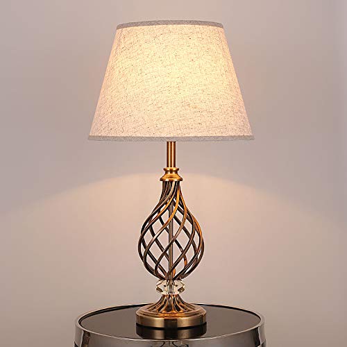 Lampe de Table, Moderne Chevet,Lampe à poser industrielle en cristal forgé pour les chambre bureau salon Eclairage décoratif