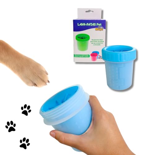 Lava-Patas Lavador de Patas para Cachorros Cães Médios Limpeza Higiene Banho de Animais de Estimação
