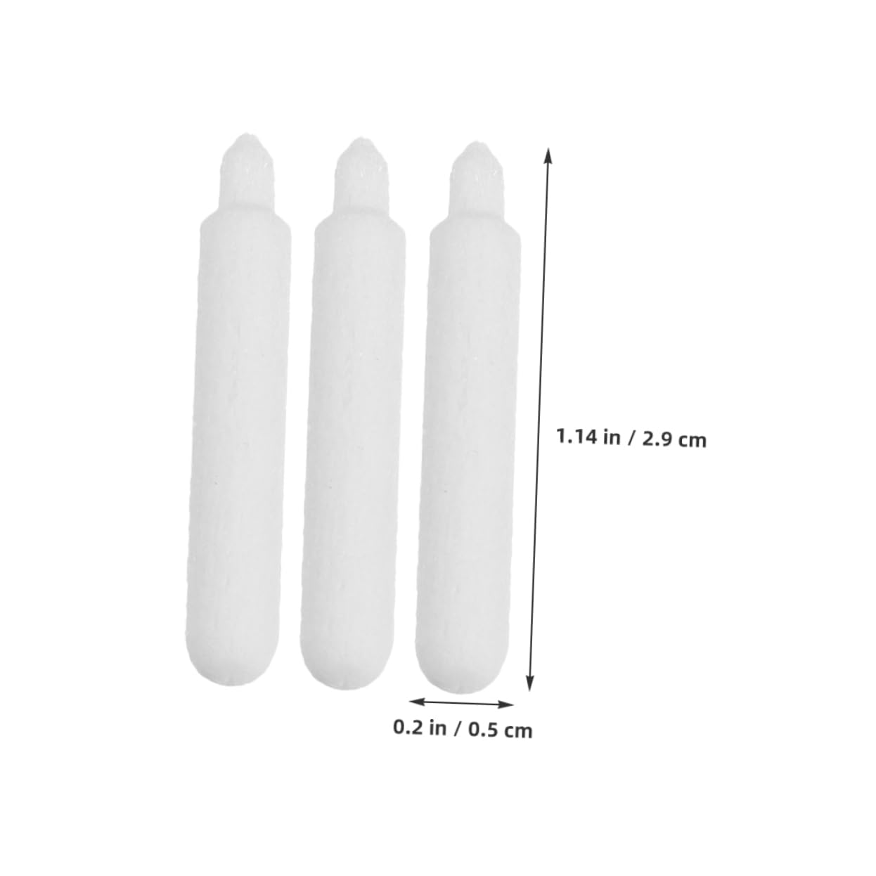 VILLCASE Replacement Nibs for Paint Pens 50pcs Acrylic Marker Pen Tips Nylon Tip Nibs for Smooth Writing