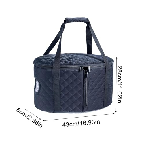 Miniatura 6 de Bolsa Para Olla De Cocción Lenta Fundas Aisladas Reutilizables De Gran Capacidad, Bolsa Para Transporte, Olla Con Hebilla De Fijación Tapa Para Viajes, Camping, Excursiones, Picnics, Fiestas