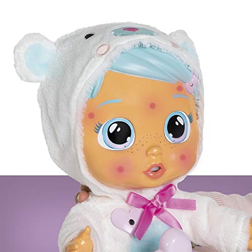 41haWVNcNKL CRY BABIES Kristal le poupon à soigner | Poupée interactive qui pleure de vraies Larmes avec kit de docteur et pyjama - Poupon idéal pour enfants, à partir de 3 ans