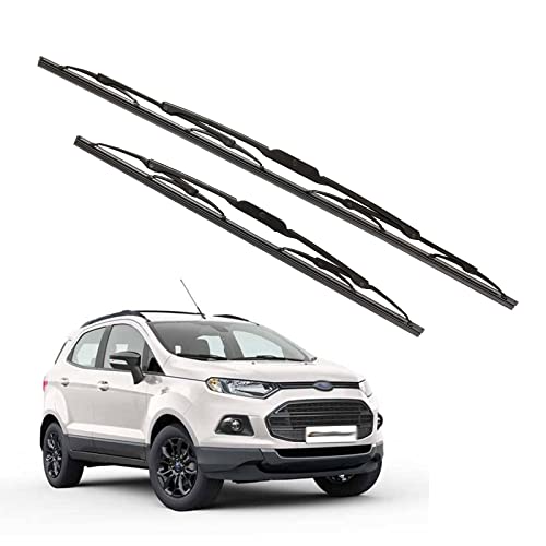 Image of Kylo Windshield Wiper for Ford Ecosport /Metal Type Windshield Wiper Blades /Perfect Fitting /Water Repellency Scratch Proof Wiper Blades Suitable for Ford Ecosport (Driver - 22 inch, Passenger - 16 inch)