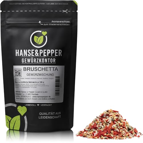 250g Bruschetta Gewürzmischung mediterran Italienisches Gewürz für Pasta Dips
