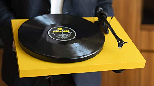 Image of Pro-Ject Debut Carbon EVO Turntable with Sumiko Rainier Cartridge (Yellow)