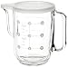Bormioli Rocco Frigoverre Measure Pitcher with Lid, 34-Ounce